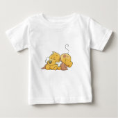 Glücklicher Hund mit Knochen-T-Shirts und Baby T-shirt (Vorderseite)