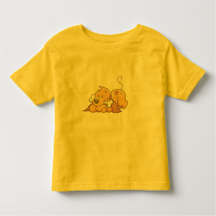 Glücklicher Hund mit Knochen-T-Shirts und Kleinkind T-shirt