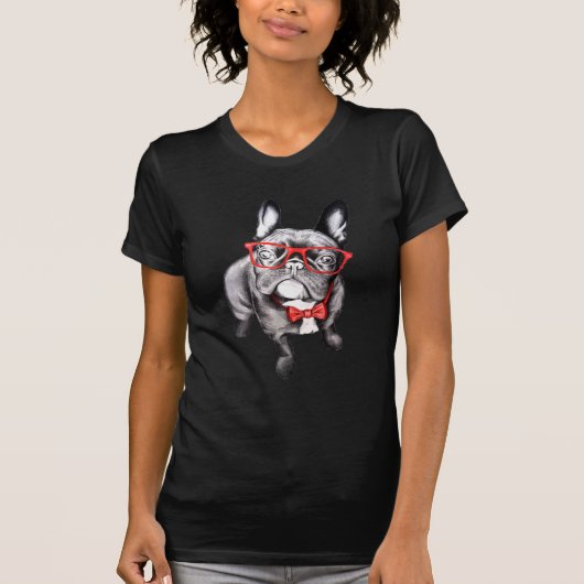 Glücklicher Hund T-Shirt (Vorderseite)