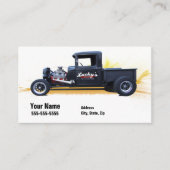 Glücklicher Hund Visitenkarte (Vorderseite)