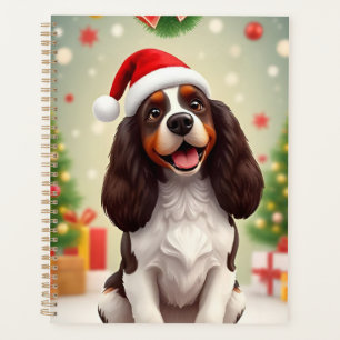 🎁Glücklicher-Hund-Weihnachtsmann-Mütze Weihnachts Planer