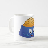 Glücklicher Hunde-Futterbehälter Kaffeetasse (Vorderseite Links)