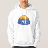 Glücklicher Hunde-Futtertrog Hoodie (Vorderseite)