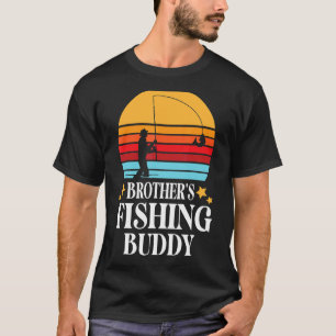Glücklicher Ich Du Fischer Ehemann Schwester Brude T-Shirt