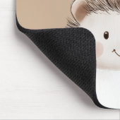 Glücklicher Igel Mousepad (Ecke)