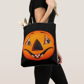 Glücklicher Jack O’ Lantern Halloween Tasche (Von Nahem)