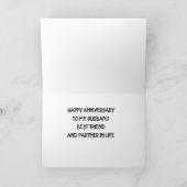 *GLÜCKLICHER JAHRESHUSBAND UND PARTNER, FALLS DAS KARTE (Innenseite)