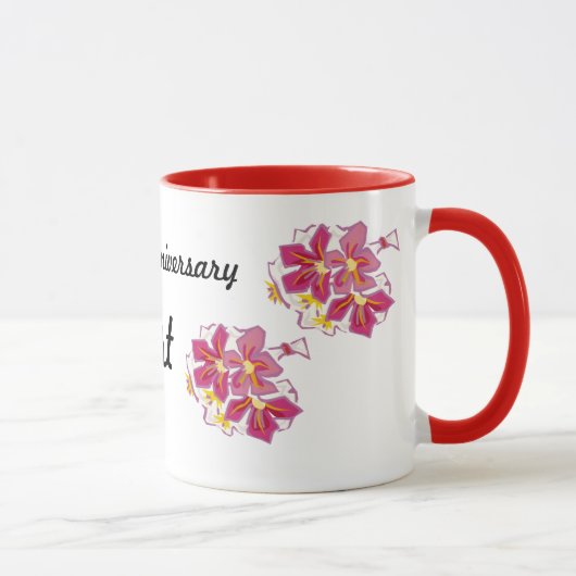 Glücklicher Jahrestag 1. Tasse (Rechts)
