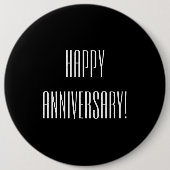 Glücklicher Jahrestag Button (Vorderseite)
