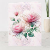 glücklicher Jahrestag Dankeskarte (Vorderseite)