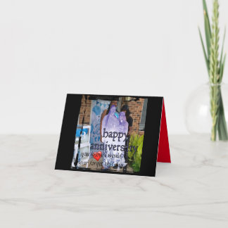 glücklicher Jahrestag Dankeskarte