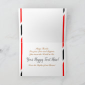 Glücklicher Jahrestag der Unabhängigkeit / Republi Karte (Innenseite)