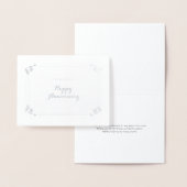 glücklicher Jahrestag Folienkarte (Anzeige)