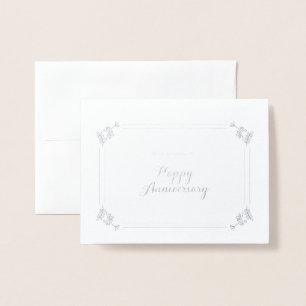 glücklicher Jahrestag Folienkarte