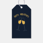 glücklicher Jahrestag Geschenkanhänger (Vorderseite)