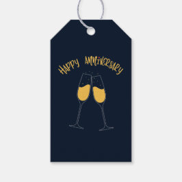 glücklicher Jahrestag Geschenkanhänger