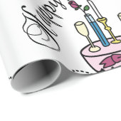 glücklicher Jahrestag Geschenkpapier (Rolleneckpunkt)