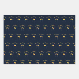 glücklicher Jahrestag Geschenkpapier Set