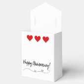 "Glücklicher Jahrestag!" Geschenkschachtel (Geöffnet)