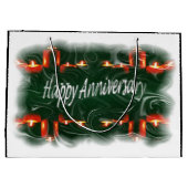 glücklicher Jahrestag Große Geschenktüte (Rückseite)