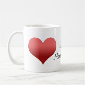 Glücklicher Jahrestag Kaffeetasse (Links)