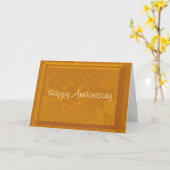 glücklicher Jahrestag Karte (Gelbe Blume)