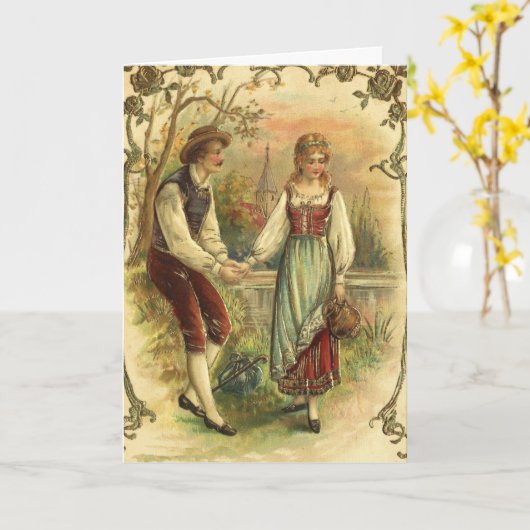 glücklicher Jahrestag Karte (Gelbe Blume)