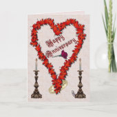 glücklicher Jahrestag Karte (Vorderseite)