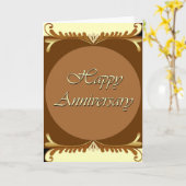 glücklicher Jahrestag Karte (Gelbe Blume)