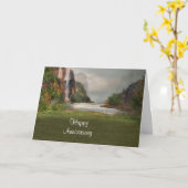 glücklicher Jahrestag Karte (Gelbe Blume)