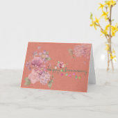 glücklicher Jahrestag Karte (Gelbe Blume)