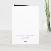 glücklicher Jahrestag Karte (Rückseite)