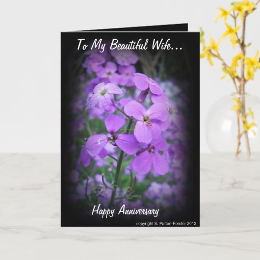 glücklicher Jahrestag Karte (Gelbe Blume)