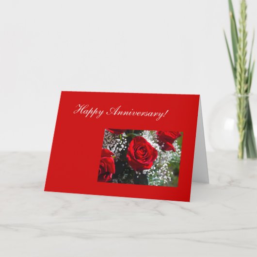 Glücklicher Jahrestag! Karte (Vorderseite)