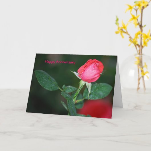 glücklicher Jahrestag Karte (Gelbe Blume)