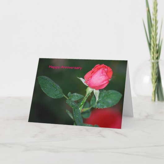 glücklicher Jahrestag Karte (Vorderseite)