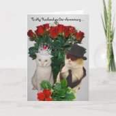 glücklicher Jahrestag Karte (Vorderseite)