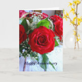 glücklicher Jahrestag Karte (Gelbe Blume)