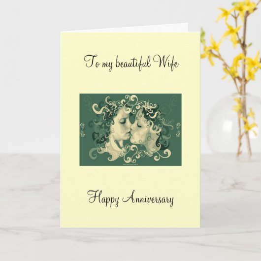 glücklicher Jahrestag Karte (Gelbe Blume)