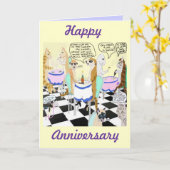 glücklicher Jahrestag Karte (Gelbe Blume)