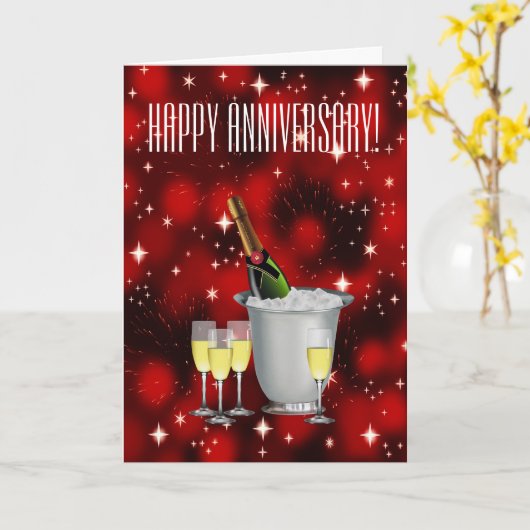 Glücklicher Jahrestag! ~ Karte (Gelbe Blume)