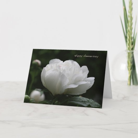 glücklicher Jahrestag Karte (Vorderseite)