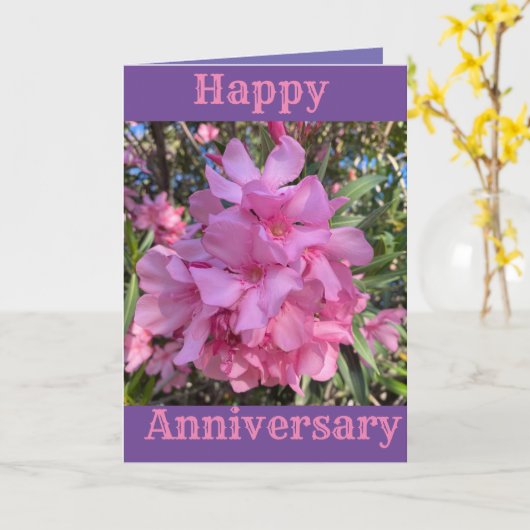 glücklicher Jahrestag Karte (Gelbe Blume)