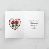 glücklicher Jahrestag | Lesbian Couple Karte (Innenseite)