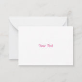 glücklicher Jahrestag Mitteilungskarte (Rückseite)