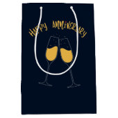 glücklicher Jahrestag Mittlere Geschenktüte (Vorderseite)