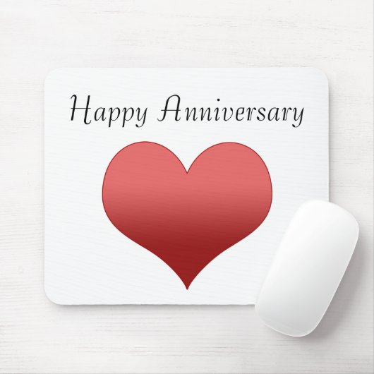 Glücklicher Jahrestag Mousepad (Mit Mouse)