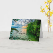 Glücklicher Jahrestag, Pastor Karte (Gelbe Blume)