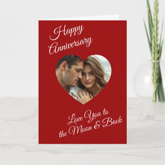 glücklicher Jahrestag | Personalisiertes Foto Karte (Vorderseite)