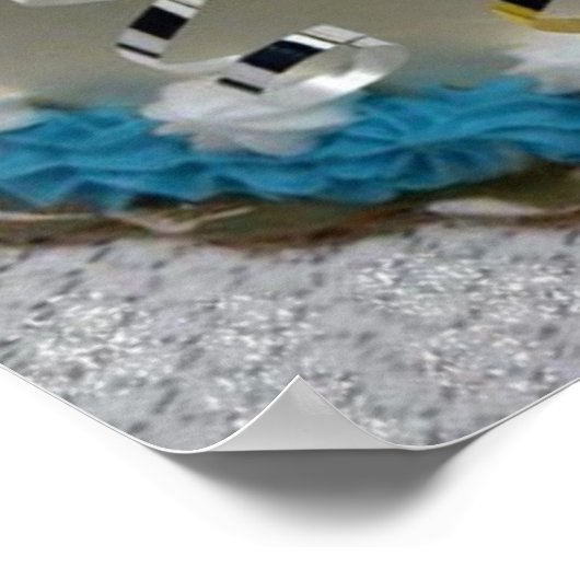 glücklicher Jahrestag Poster (Ecke)